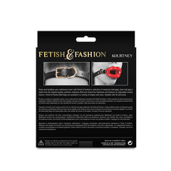 Fetish & Fashion Kourtney - Lips Open Mouth Restraint Red
