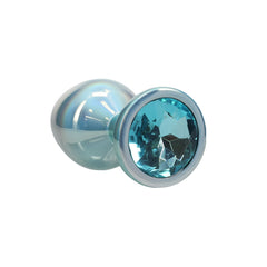 OUCH! Paris Collection - Metal Anal Plug Set - - Metallic Butt Plugs with Gem Bases - Set of 3 Sizes