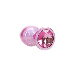 OUCH! Paris Collection Metal Anal Plug Set with Gem Bases - 3 Sizes