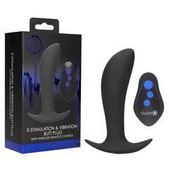 OUCH! e-Stim & Vibrating Butt Plug