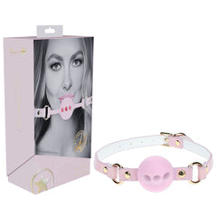 OUCH! Paris Collection Silicone Ball Gag - Pink