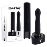 Playboy PLEASURE ZONE 21.4 cm USB-R Vibrator with Charging Dock