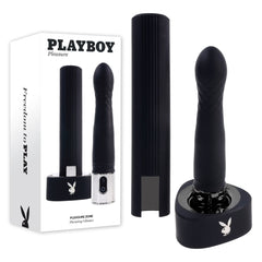 Playboy PLEASURE ZONE 21.4 cm USB-R Vibrator with Charging Dock
