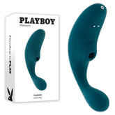 Playboy Pleasures CHARMER Clit Sucking Stimulator - Blue