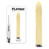 Playboy Pleasure TWIST OF FATE 17.5 cm USB Rechargeable Glass Vibrator