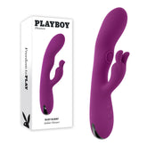 Playboy Pleasure BUSY BUNNY 22.6 cm USB Rechargeable Rabbit Vibrator with Tapping Shaft