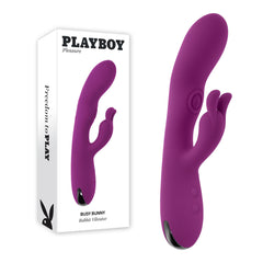 Playboy Pleasure BUSY BUNNY 22.6 cm USB Rechargeable Rabbit Vibrator with Tapping Shaft
