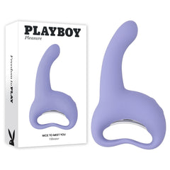 Playboy Pleasure NICE TO MEET YOU - 19.5 cm USB Rechargeable Vibrator