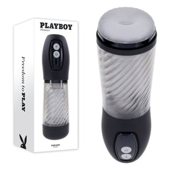 Playboy Pleasure WHIRLWIND - USB Rechargeable Thrusting and Spinning Auto Stroker
