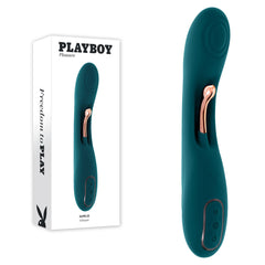 Playboy Pleasure AURELIE - 22.7 cm USB Rechargeable Vibrator with Internal Flicker