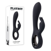 Playboy Pleasure LATE NIGHT BUNNY 20 cm USB Rabbit Vibrator - Black