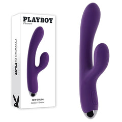 Playboy Pleasure NEW CRUSH - 20.6 cm USB Rechargeable Rabbit Vibrator