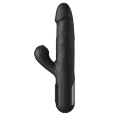 FFS Sonix Silicone Thruster - 22 cm USB Rechargeable Thrusting Vibrator with Flicking Clit Stim