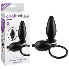 Anal Fantasy Collection Inflatable Silicone Plug - 10.8 cm (4.25'') Inflatable Butt Plug