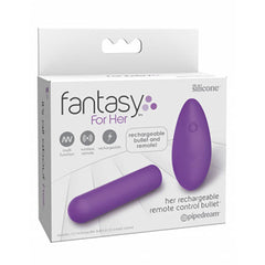 Fantasy For Her Rechargeable Remote Control Bullet - USB Rechargeable Bullet with Wireless Remote