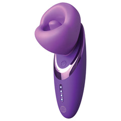 Fantasy For Her Pleasure Sucker - USB Rechargeable Sucking, Licking & Vibrating Stimulator