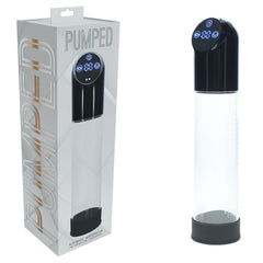 PUMPED Automatic Waterproof USB Rechargeable Penis Pump - Clear