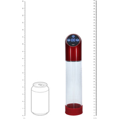 PUMPED USB Rechargeable Automatic Penis Pump - Red/Clear
