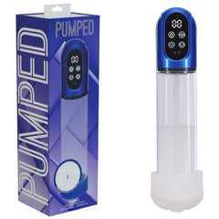 PUMPED Engage Automatic USB Rechargeable Penis Pump - Metallic