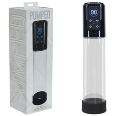 PUMPED Mega-Lift Automatic USB Rechargeable Penis Pump - Clear