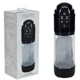 PUMPED Techno-Thrust Rechargeable Auto Masturbator - Clear