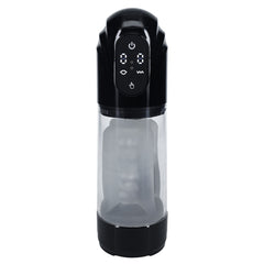 PUMPED Techno-Thrust Rechargeable Auto Masturbator - Clear