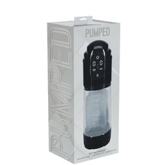 PUMPED Techno-Thrust Rechargeable Auto Masturbator - Clear