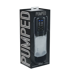 PUMPED Ultra-Lift Rechargeable Automatic Masturbator - Gunmetal Grey/Clear
