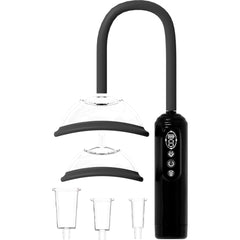 Breast & Nipple Pump - Black - Black USB Rechargeable Ladies Pump Set