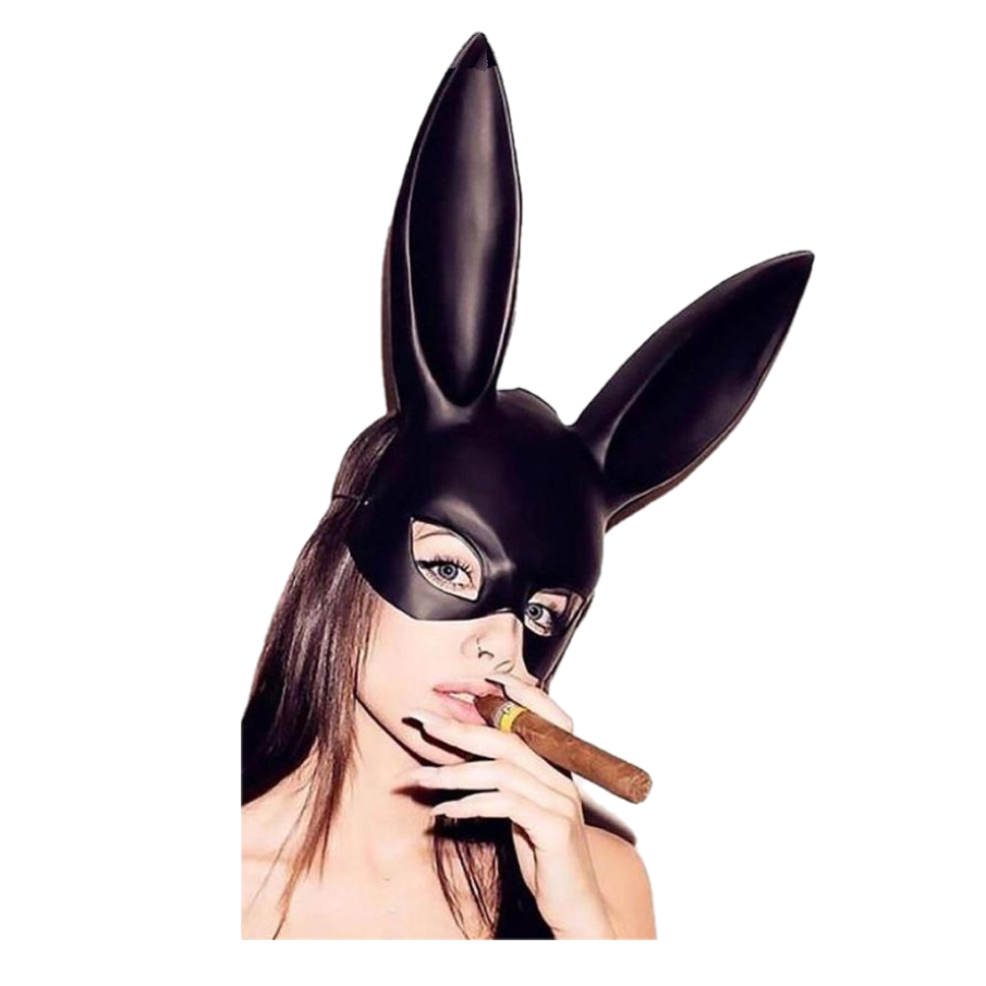 Playboy Bunny Mask replica for dress up masquerade parties, sex, fun, BDSM from Shhh Online Australia Rabbit Ears Masks