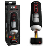 PDX Elite Milk Me Hotter USB Rechargeable Thrusting Heating & Vibrating Auto Stroker