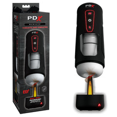 PDX Elite Milk Me Hotter USB Rechargeable Thrusting Heating & Vibrating Auto Stroker