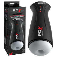PDX Elite Fap-Gasm Sucking & Vibrating Auto Stroker - Clear Shhh Online Adult Store Australia