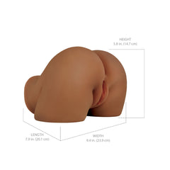 PDX Elite Shake That Ass Vibrating Mega Masturbator - USB Rechargeable