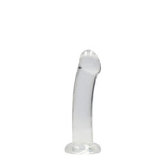 REALROCK Non Realistic Dildo With Suction Cup - 17 cm - Clear 17 cm Dong