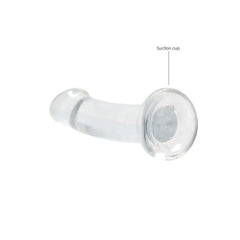 REALROCK Non Realistic Dildo With Suction Cup - 17 cm - Clear 17 cm Dong