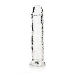 REALROCK 28 cm Straight Dildo - Transparent - Clear 28 cm (10'') Dong