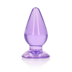 REALROCK 9 cm Anal Plug - Purple - Purple 9 cm (3.5'') Butt Plug