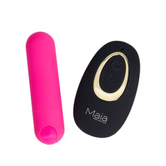 Maia DATE NIGHT PANTY VIBE with Pink USB Rechargeable Bullet & Remote Size L/XL