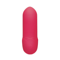 Secret Kisses ROSEGASM Petal Play Mini Bullet Vibe - Red 7.5 cm USB Rechargeable Bullet with Wireless Remote