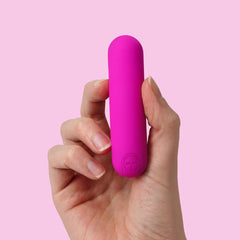 Skins Super Excite Rechargeable Silicone 8cm Bullet - Pink