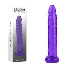 Selopa SLIMPLICITY 15cm Anal Dildo - Purple