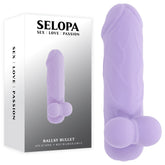 Selopa BALLSY BULLET - Purple 9.2 cm USB Rechargeable Bullet