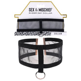 Sex & Mischief Sheer Day Collar - Black
