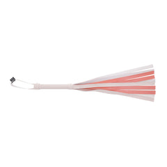 Sex & Mischief Peaches n CreaMe Striped Flogger Whip - Peach 80 cm