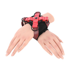 S&M Exs & Ohs Cross Cuffs - /Black Restraints
