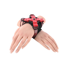 S&M Exs & Ohs Cross Cuffs - /Black Restraints