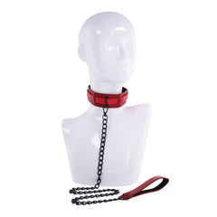 S&M Exs & Ohs Collar and Leash - Neck Restraint