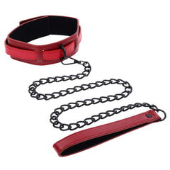 S&M Exs & Ohs Collar and Leash - Neck Restraint
