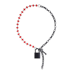S&M Exs & Ohs Crystal Day Collar - /Black Collar Jewellery